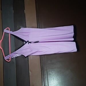 Like New 1X Undercover Wear Purple & Black Polka dots Sexy Lace Girly Lingerie